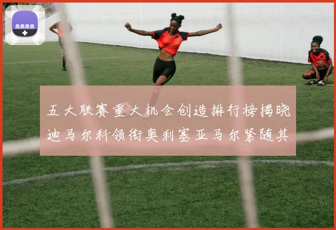 五大联赛重大机会创造排行榜揭晓迪马尔科领衔奥利塞亚马尔紧随其后